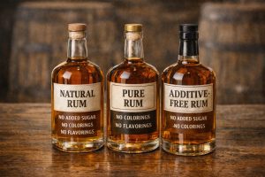 Additive-free rum